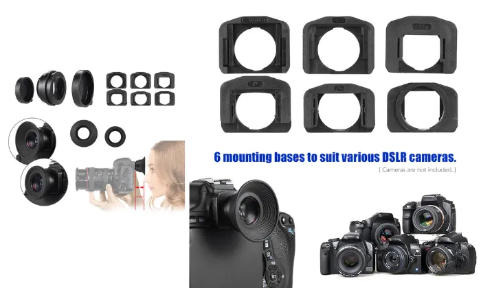 1.51X Fixed Focus Viewfinder Eyepiece Eyecup Magnifier