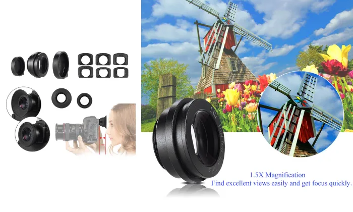 1.51X Fixed Focus Viewfinder Eyepiece Eyecup Magnifier