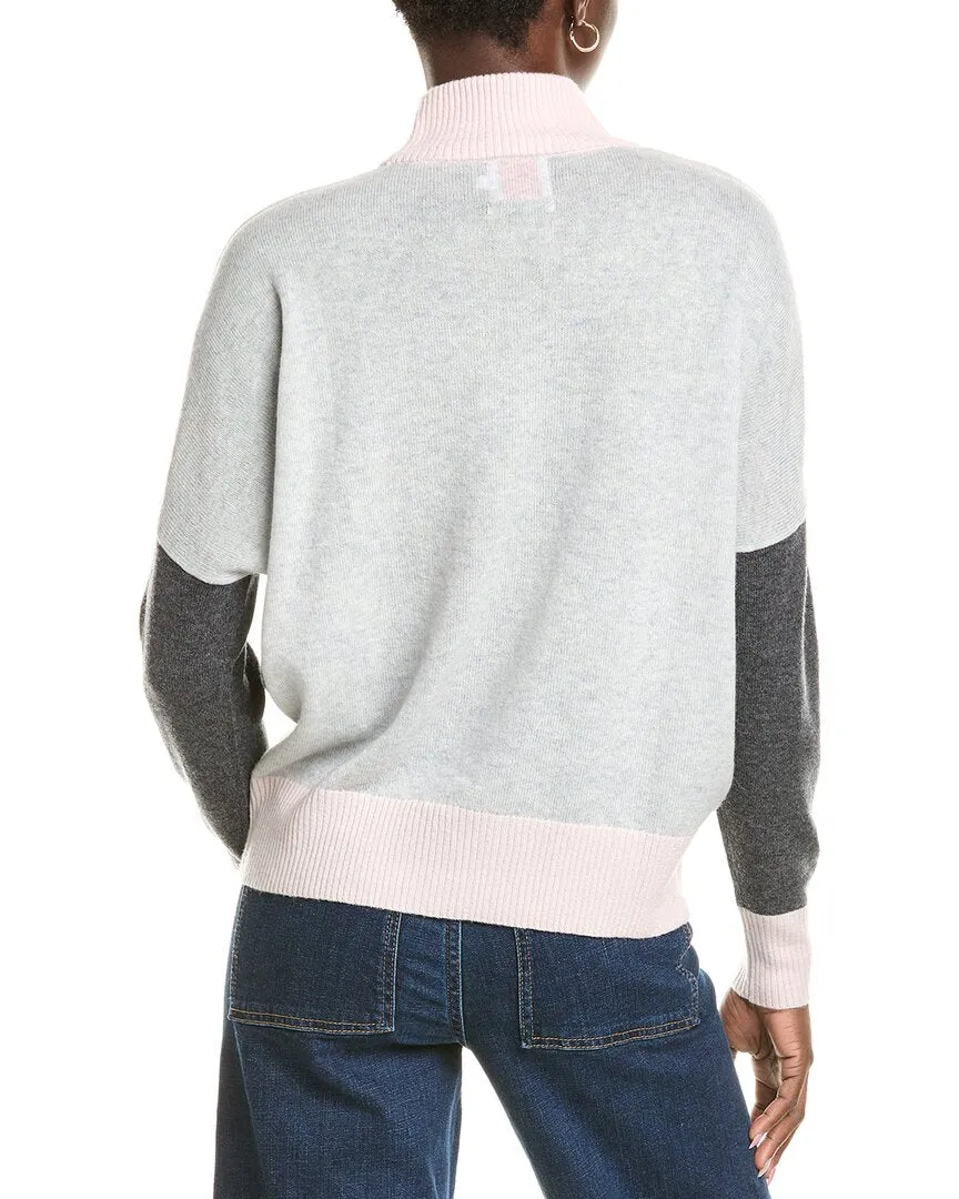 Brodie Cashmere Wool & Cashmere-Blend Color Block Jumper