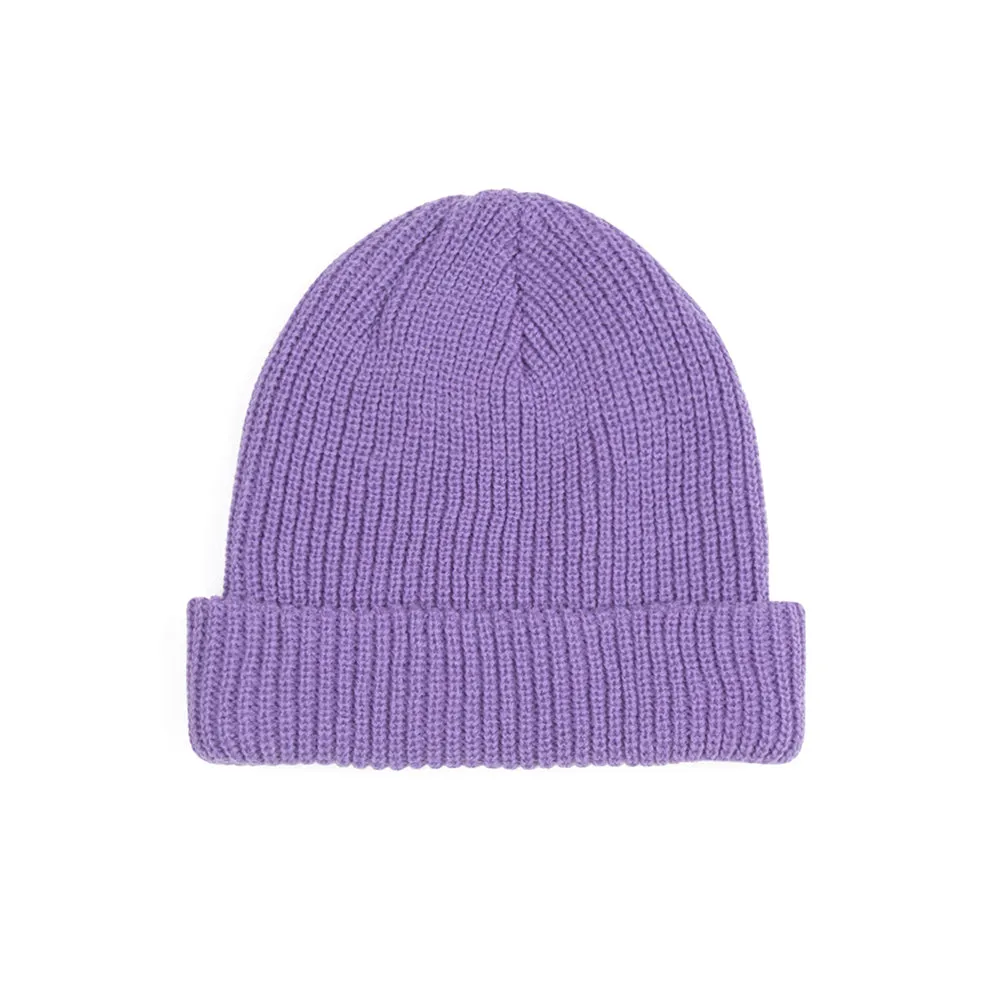 BS RUBBER WAPPEN BEANIE PURPLE