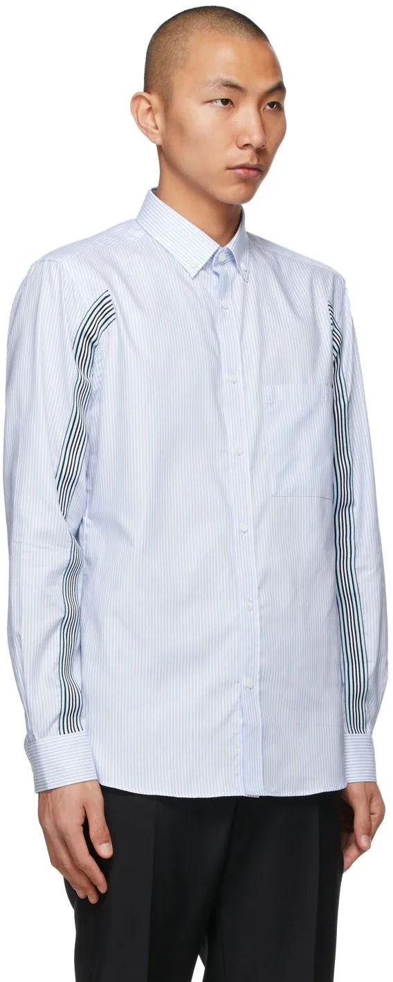 Burberry Blue Icon Stripe Slim Fit Shirt