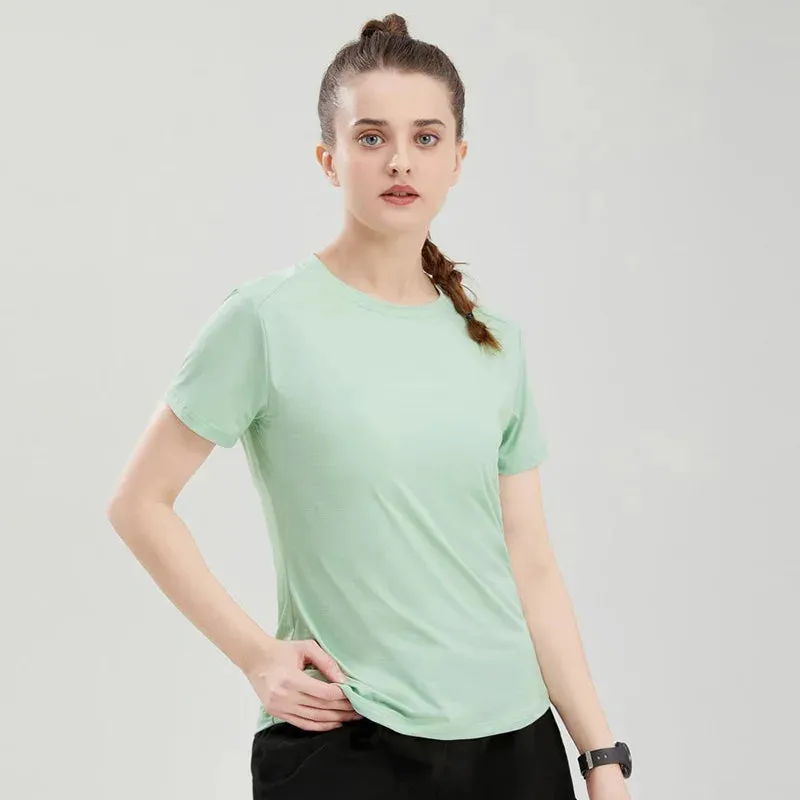 Female Slim Fit Sports Tee Shirt