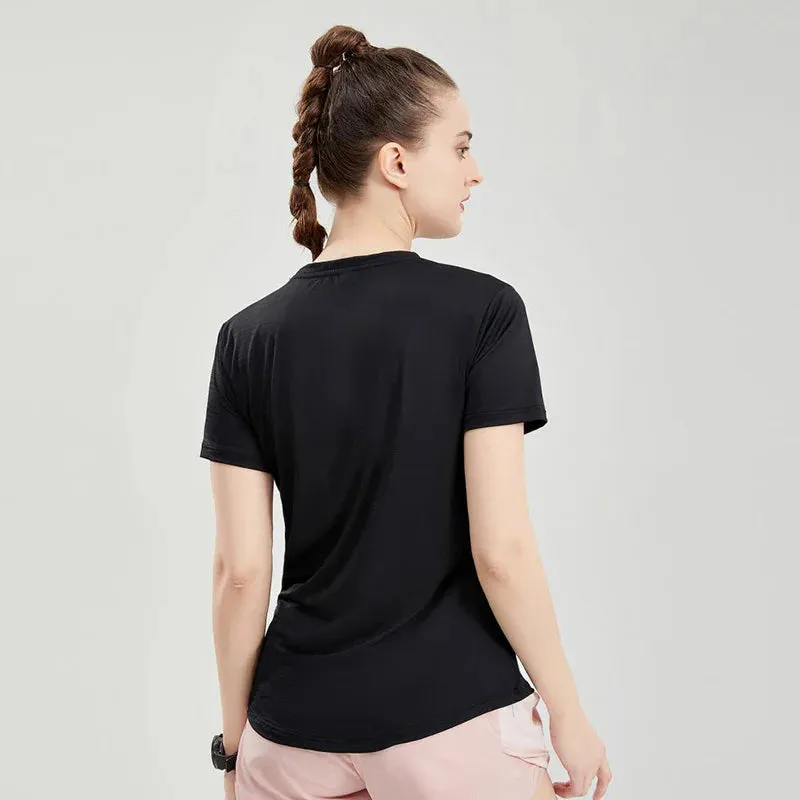 Female Slim Fit Sports Tee Shirt