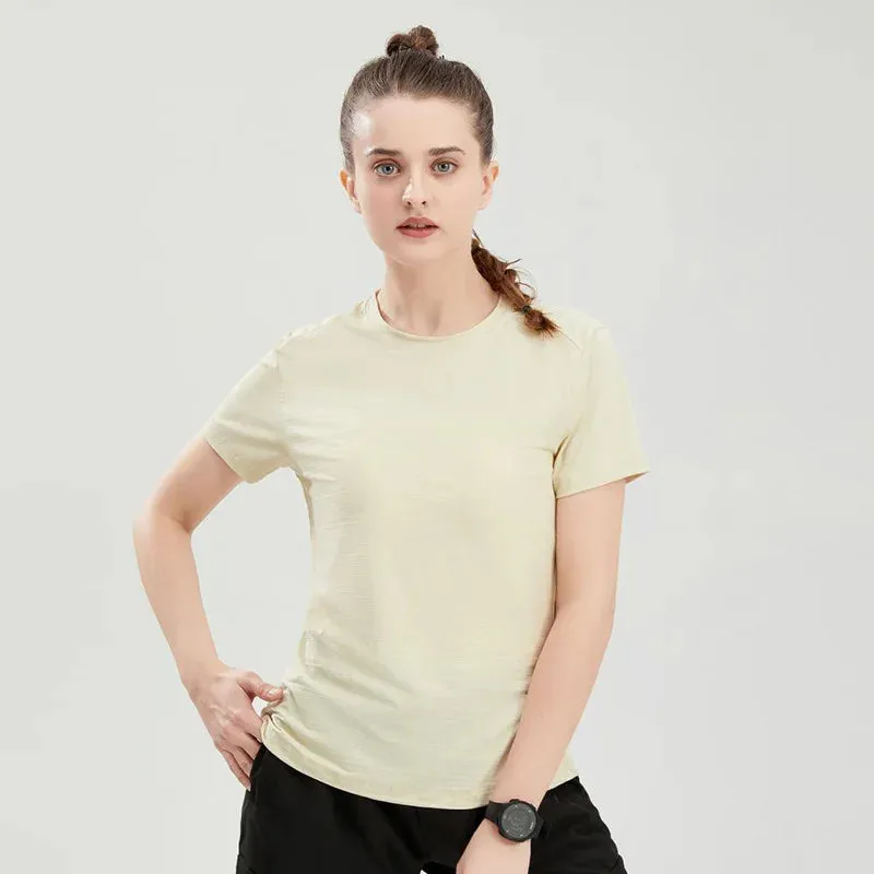 Female Slim Fit Sports Tee Shirt