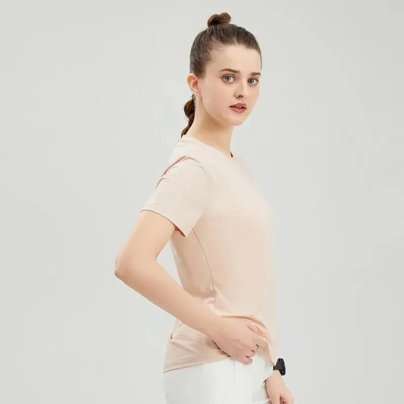 Female Slim Fit Sports Tee Shirt