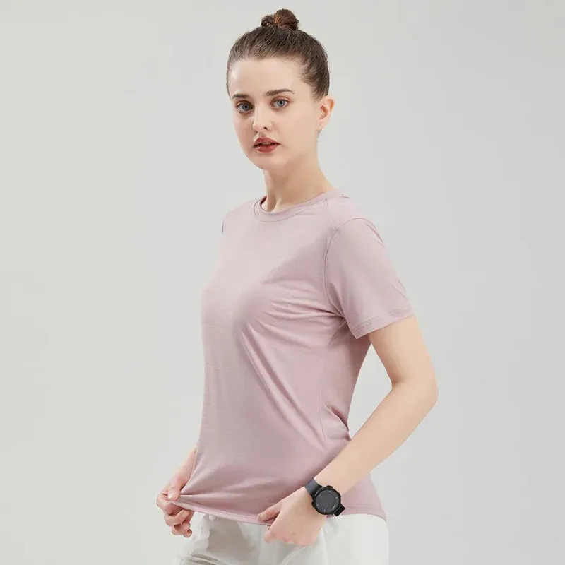 Female Slim Fit Sports Tee Shirt