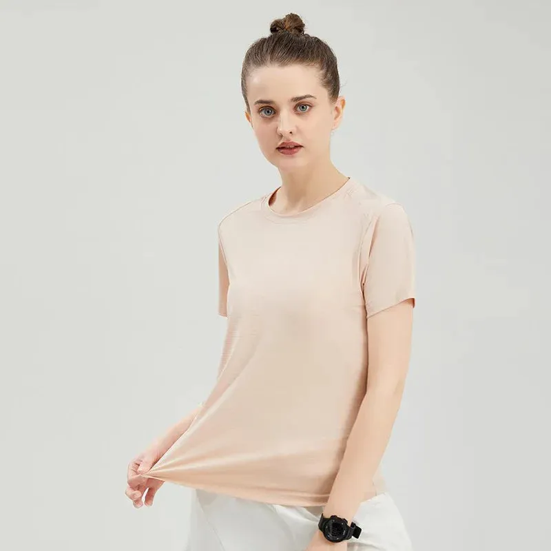 Female Slim Fit Sports Tee Shirt