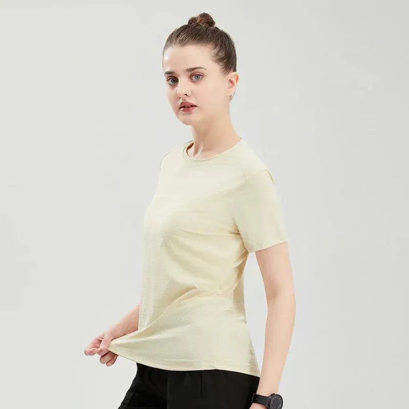 Female Slim Fit Sports Tee Shirt