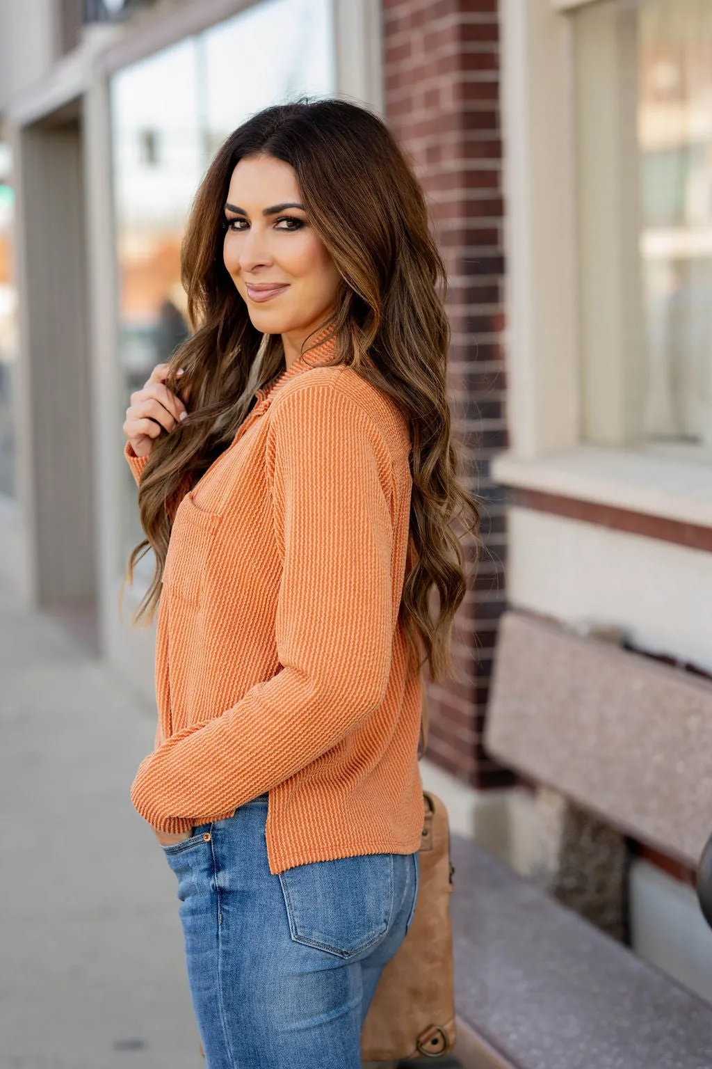Heavily Ribbed Shacket