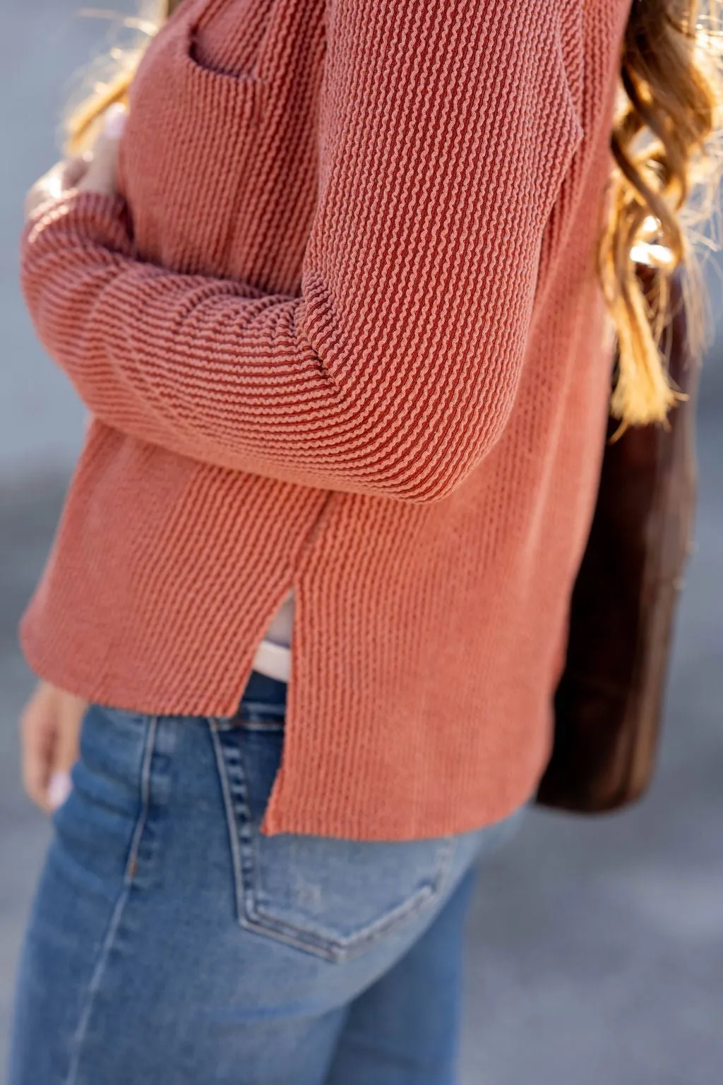Heavily Ribbed Shacket
