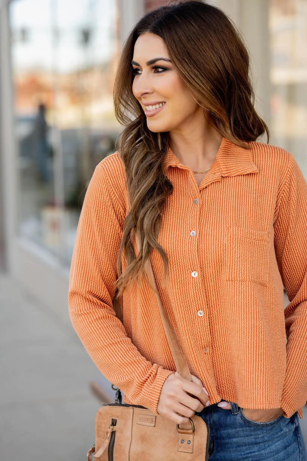 Heavily Ribbed Shacket