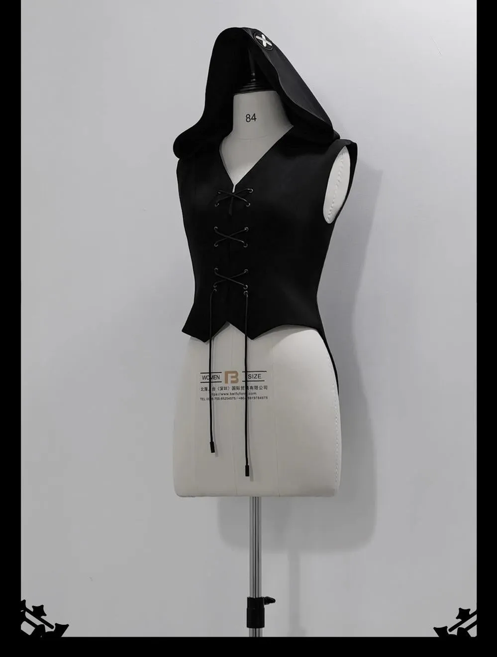 Princess Chronicles~Rabbit Feather~Black Ouji Lolita Vest Shorts Suit Prince Cloak Set