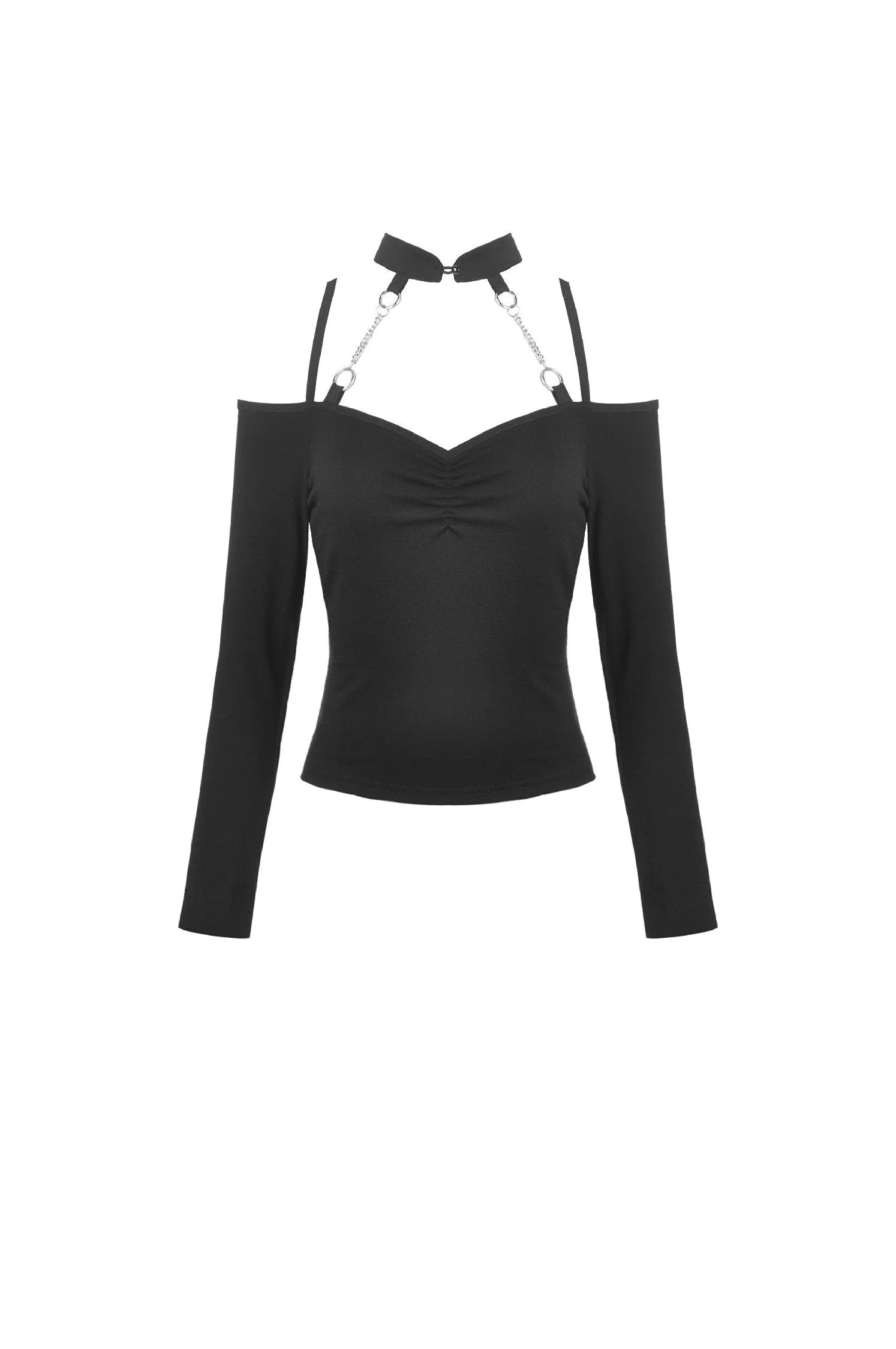 Punk chain halter top TW287