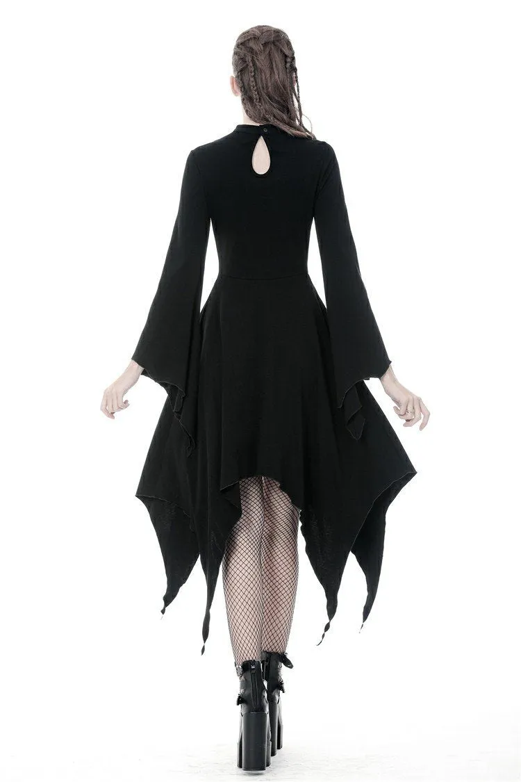 Punk chain long sleeves dress DW365