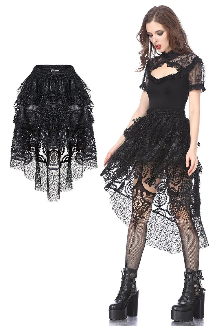 Punk messy cocktail short skirt KW121