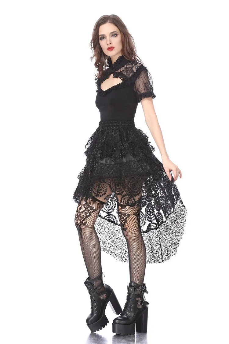 Punk messy cocktail short skirt KW121