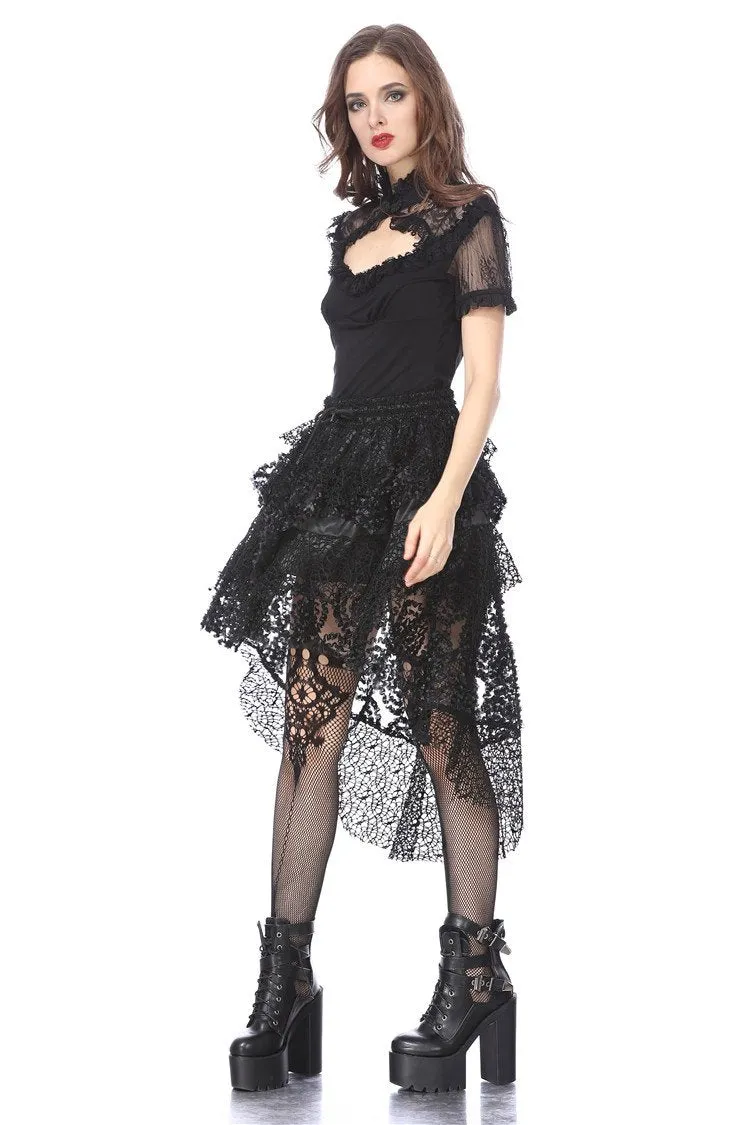 Punk messy cocktail short skirt KW121
