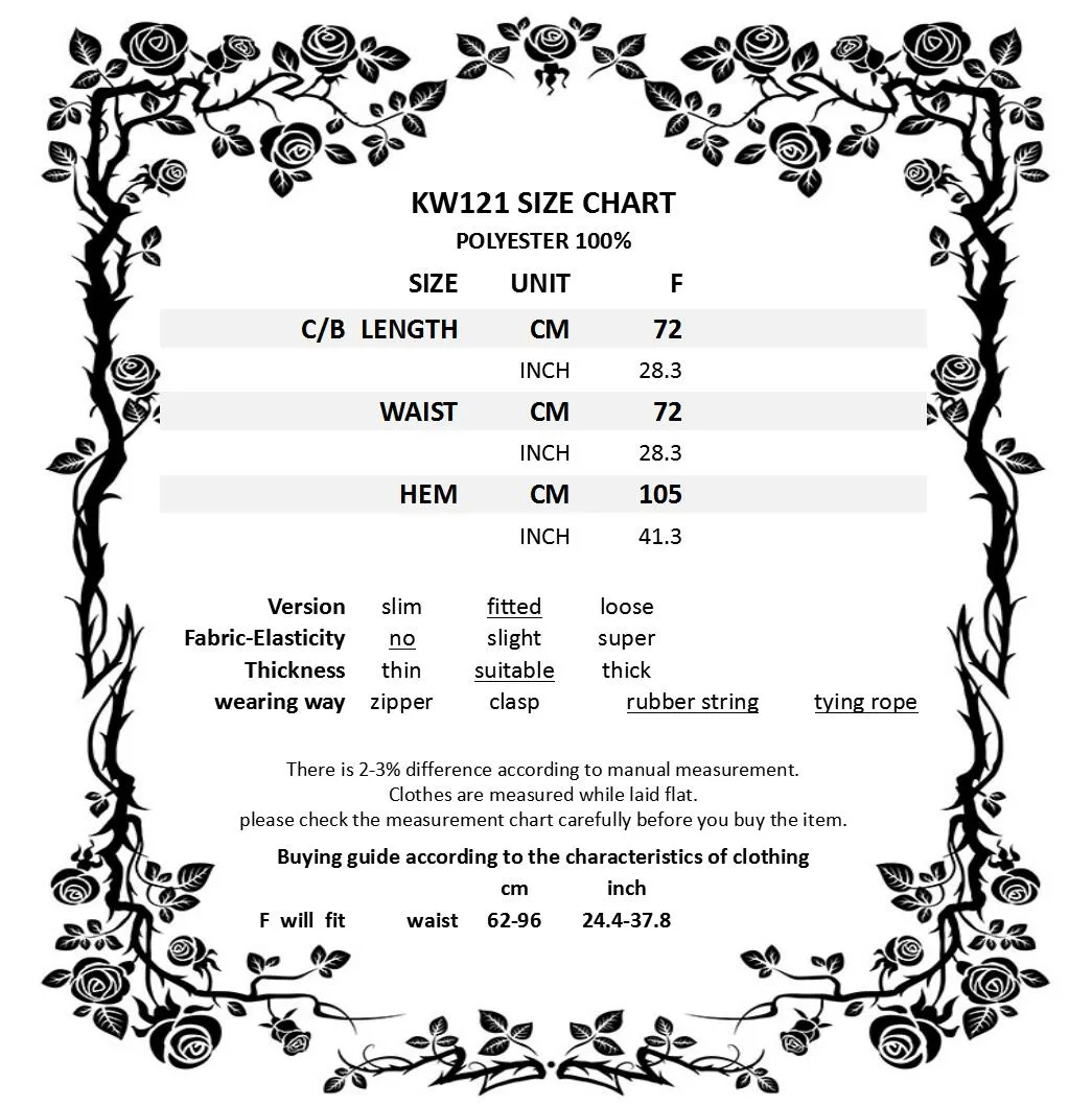 Punk messy cocktail short skirt KW121