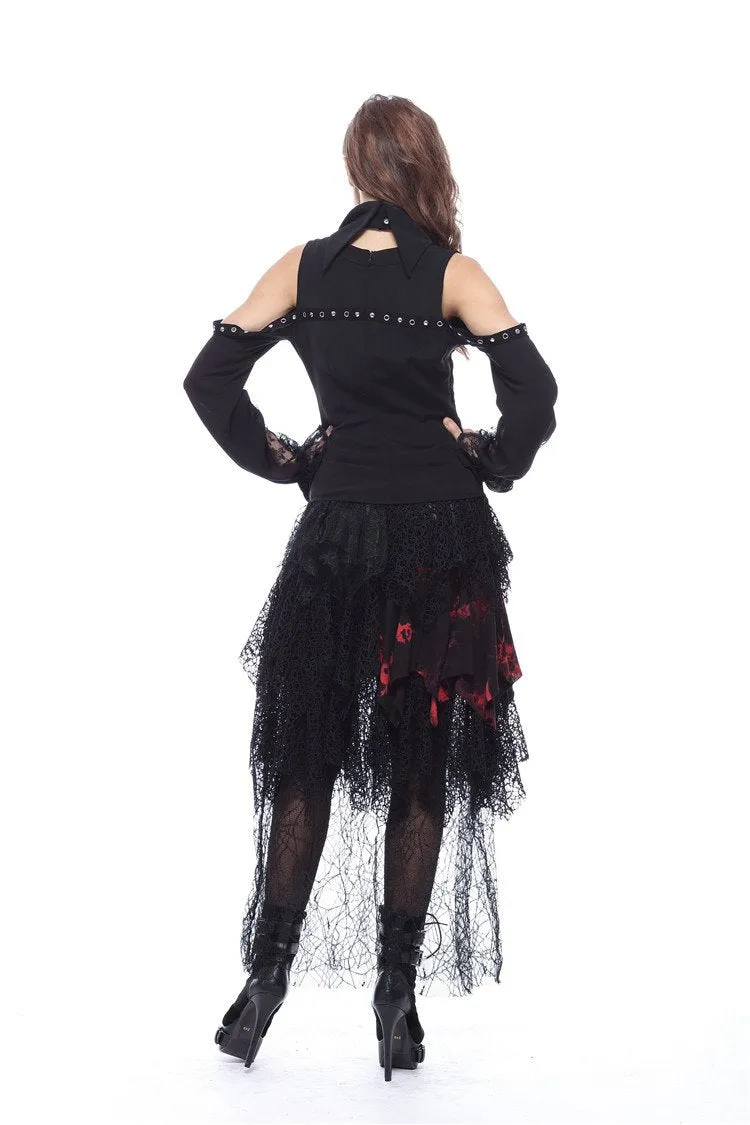 Punk random network skirt KW041