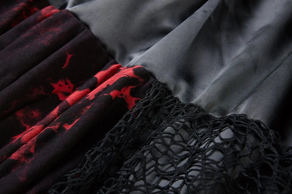 Punk random network skirt KW041
