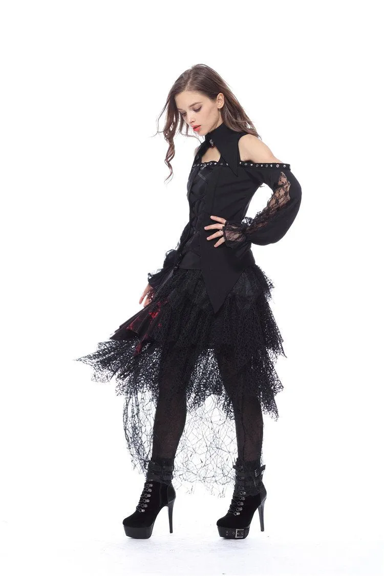 Punk random network skirt KW041