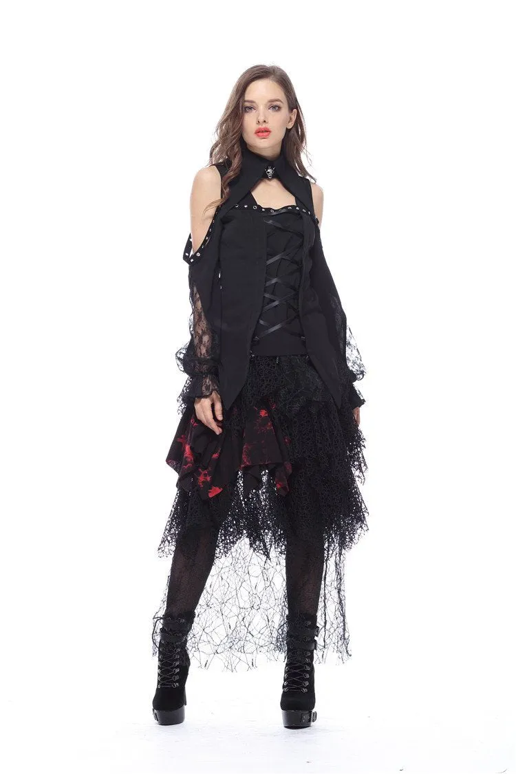 Punk random network skirt KW041