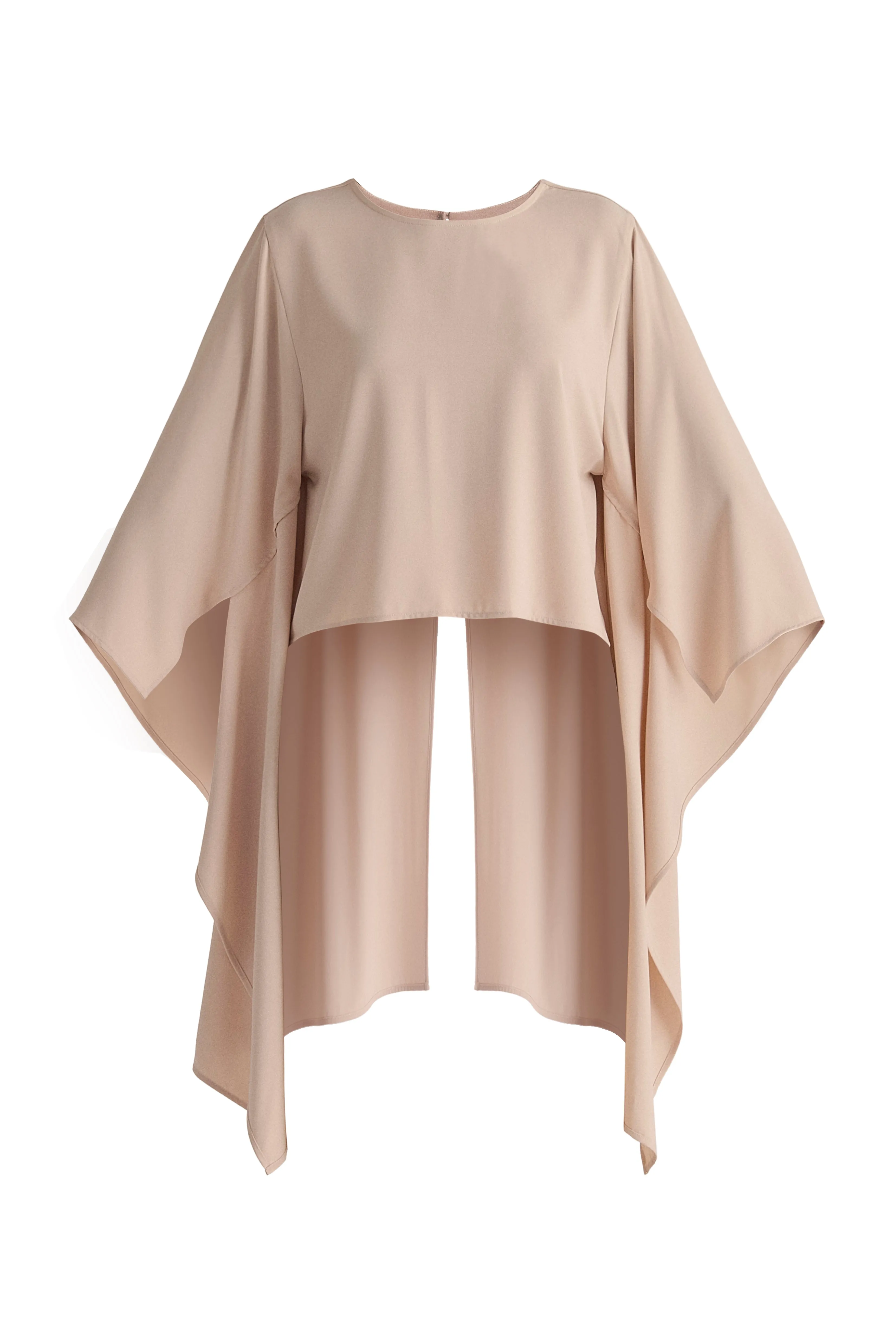 Round Neck Cape Top