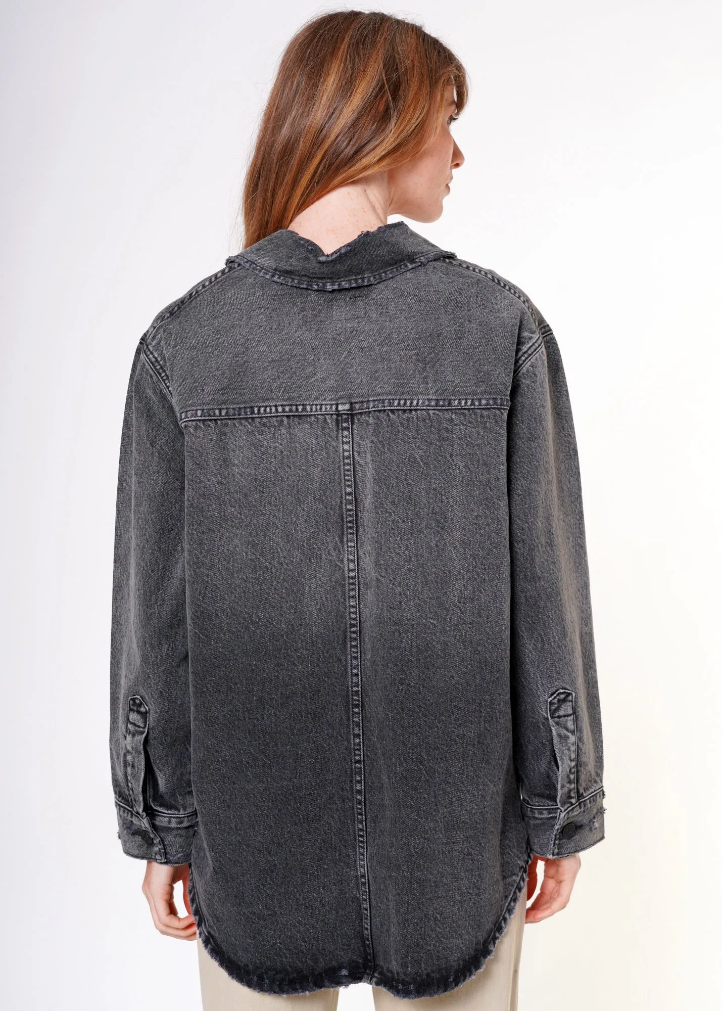 Samantha Denim Shacket