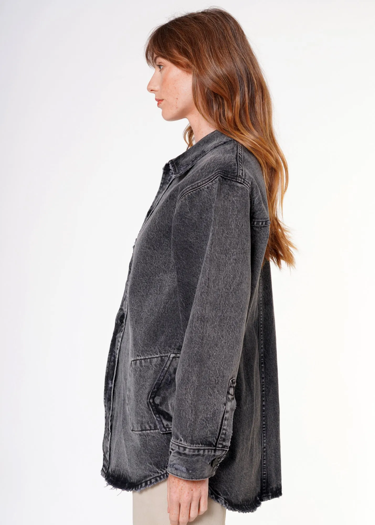 Samantha Denim Shacket