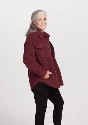 Sawyer Shacket • Final Sale Deals! - Cranberry