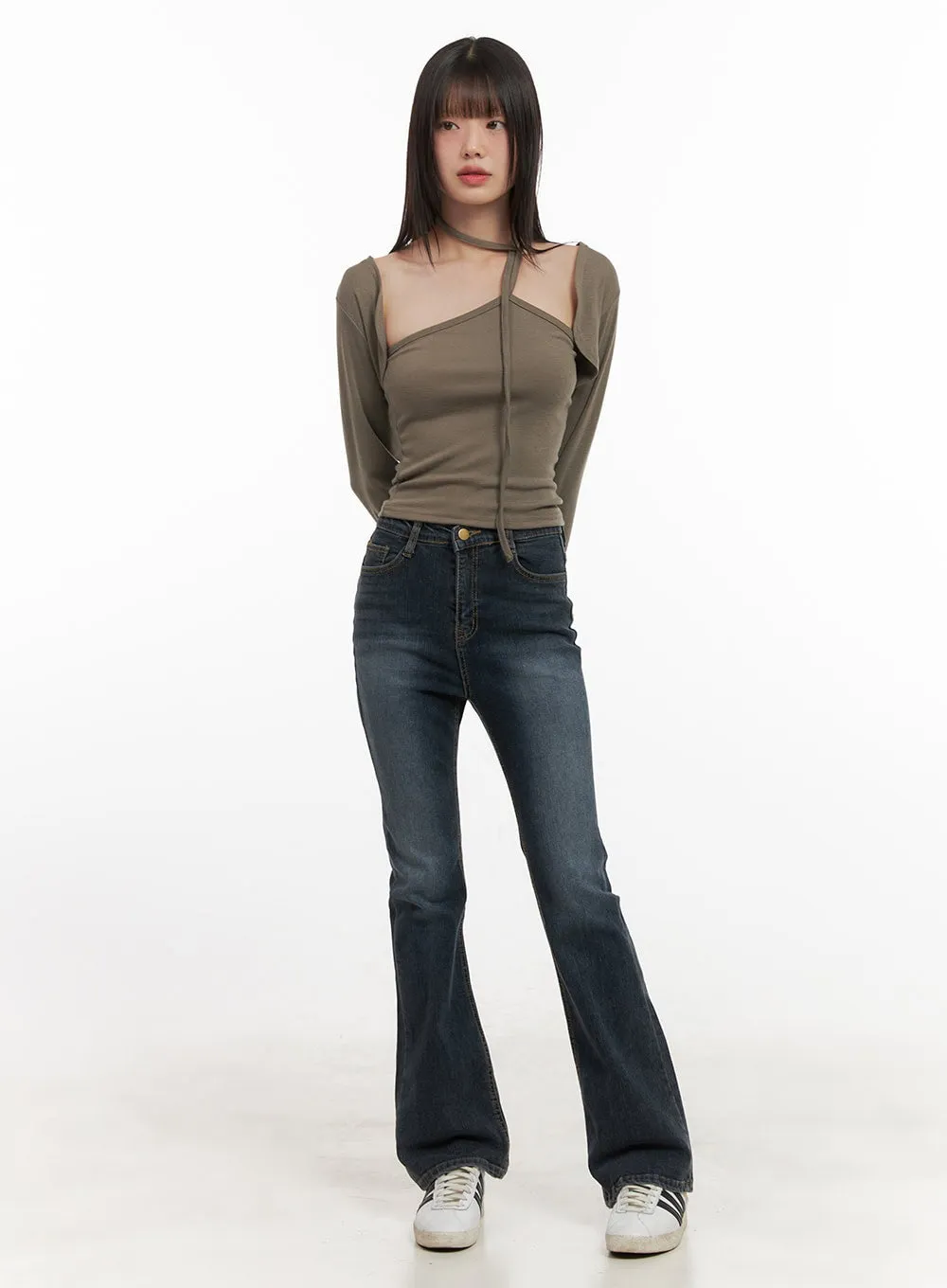Slim-Fit Bolero & Cami Set CJ506