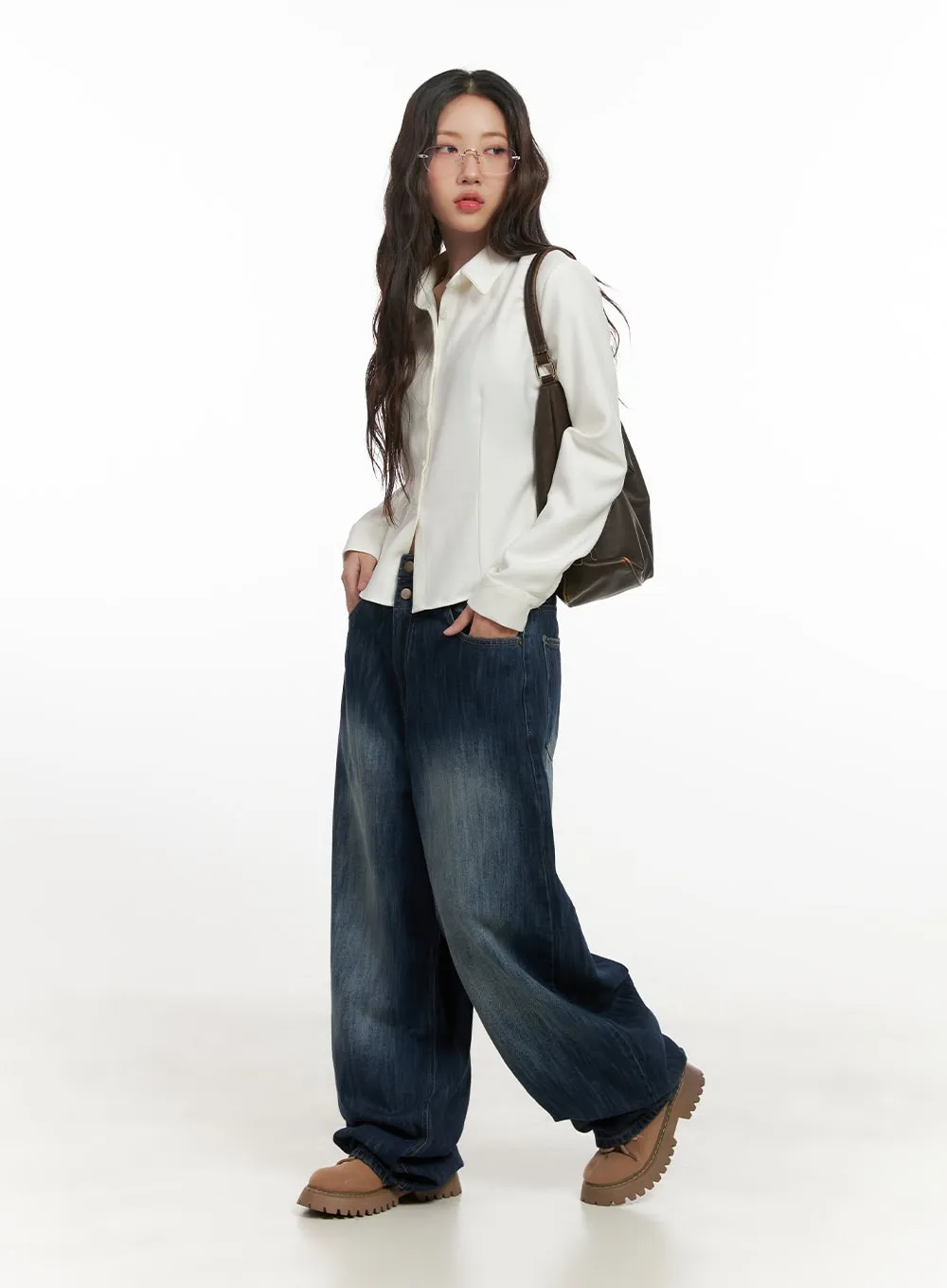 Slim-Fit Button-Up Shirt CN426