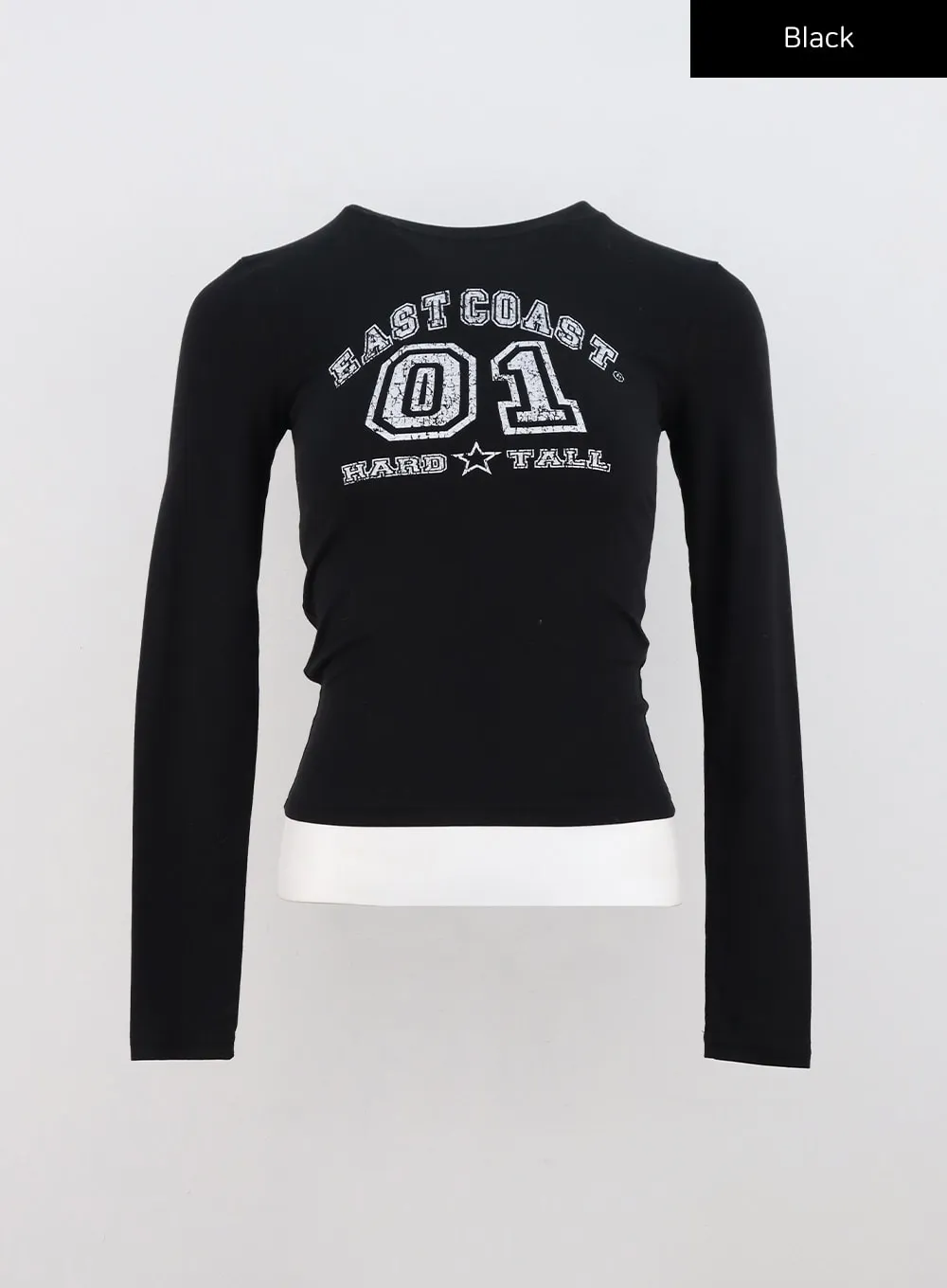 Slim Fit Graphic Crop Top CN315