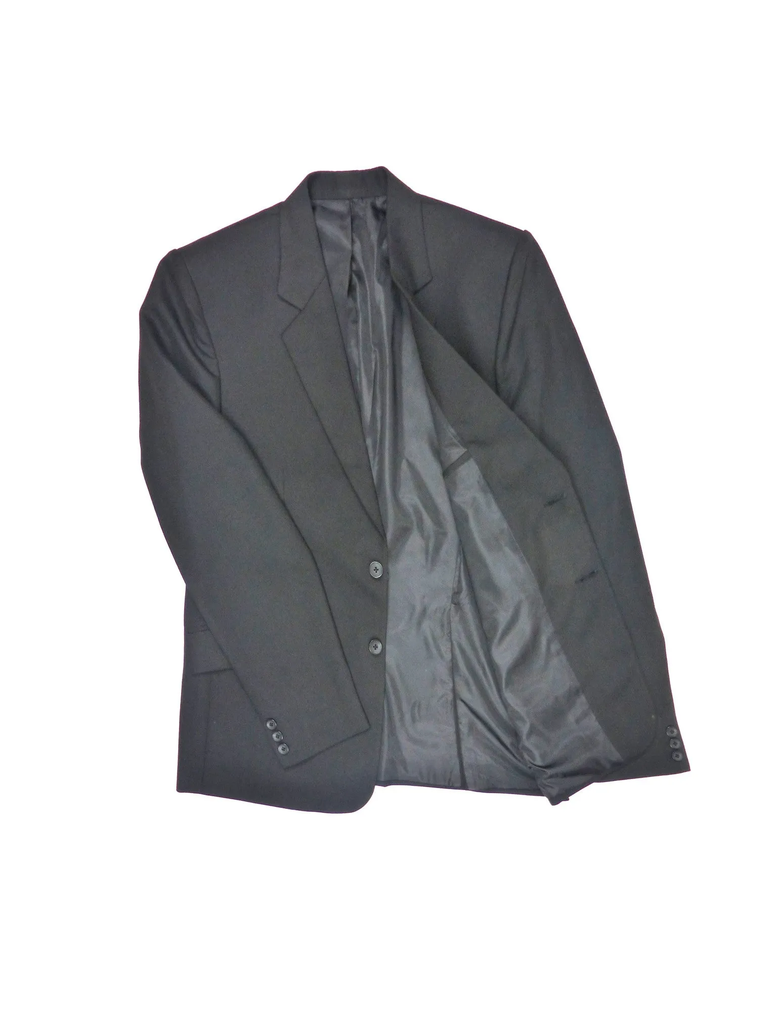 Slim Fit Suit Jacket - Black