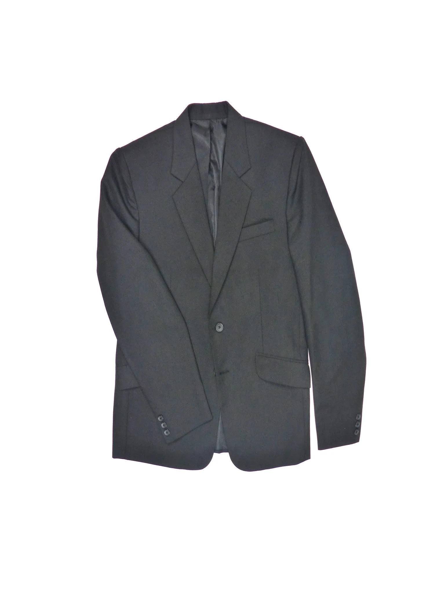 Slim Fit Suit Jacket - Black